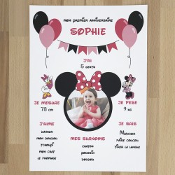 Affiche personnalisée Minnie®