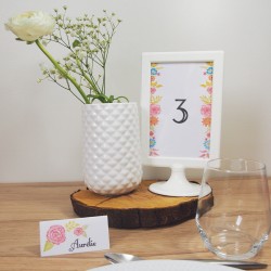 Numéro de table Aquarelle