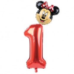 Ballon chiffre Minnie®