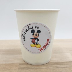 5 gobelets en carton Mickey®