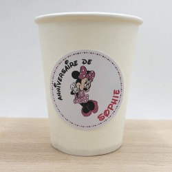 5 gobelets en carton Minnie®