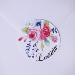 Sticker Flower Gold