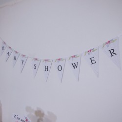 Banderole de fanions Flower...