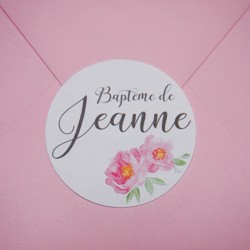 Sticker Pivoine