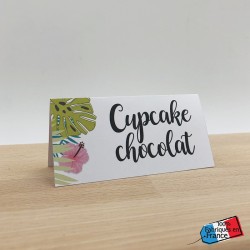 Etiquette de table Jungle