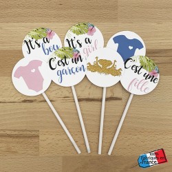 Cupcake topper Jungle (lot...