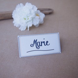 Marque-place Navy Gold