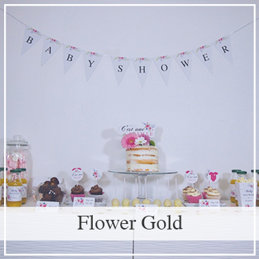 Baby shoxer Flower Gold
