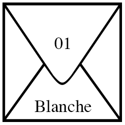 Enveloppe blanche