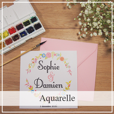 Collection mariage Aquarelle